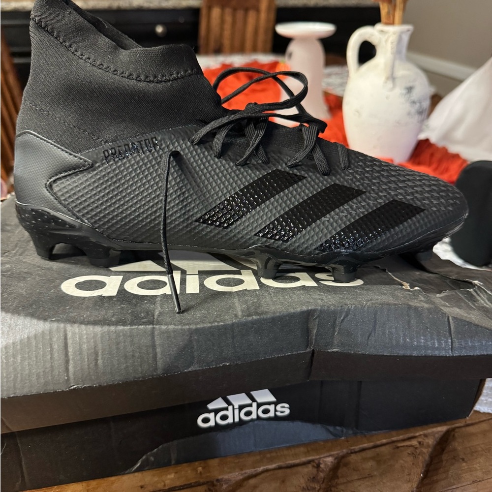 Adidas Black Predator Soccer Cleats